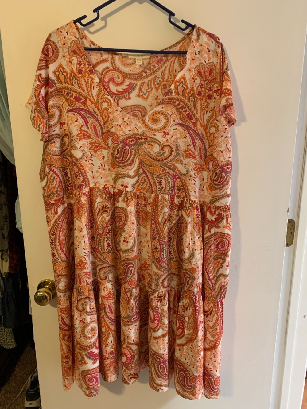 Loralette "Unwind" Dress – Size 18/20 – Boho Paisley Print